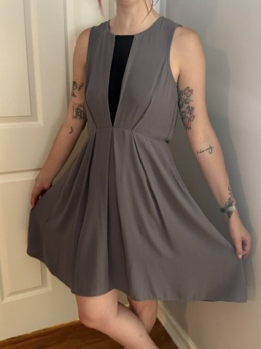 NWT Rachel Roy Party 1 dress - graphite - Size 4